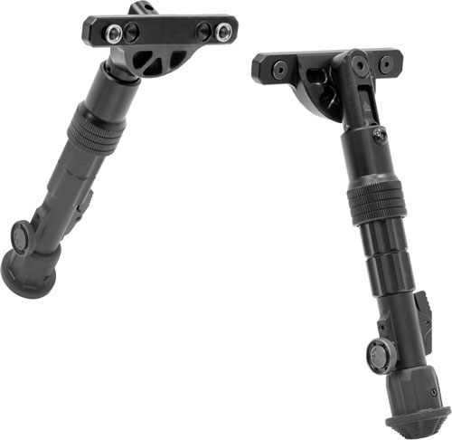 Leapers, UTG Bipod Recon Flex Keymod Matte BLK Center H 5.7in-8in