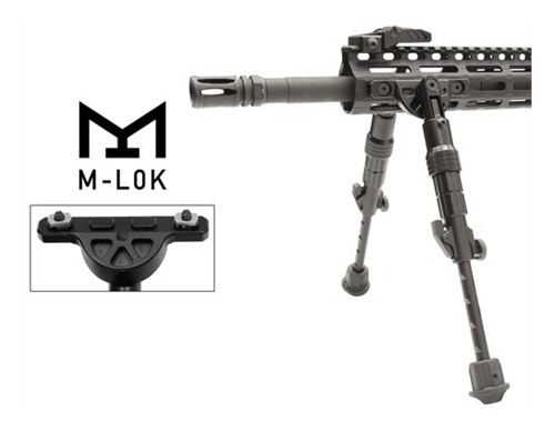Leapers, UTG Bipod Recon Flex M-LOK Matte Black 5.7in-8in Center Height view 3
