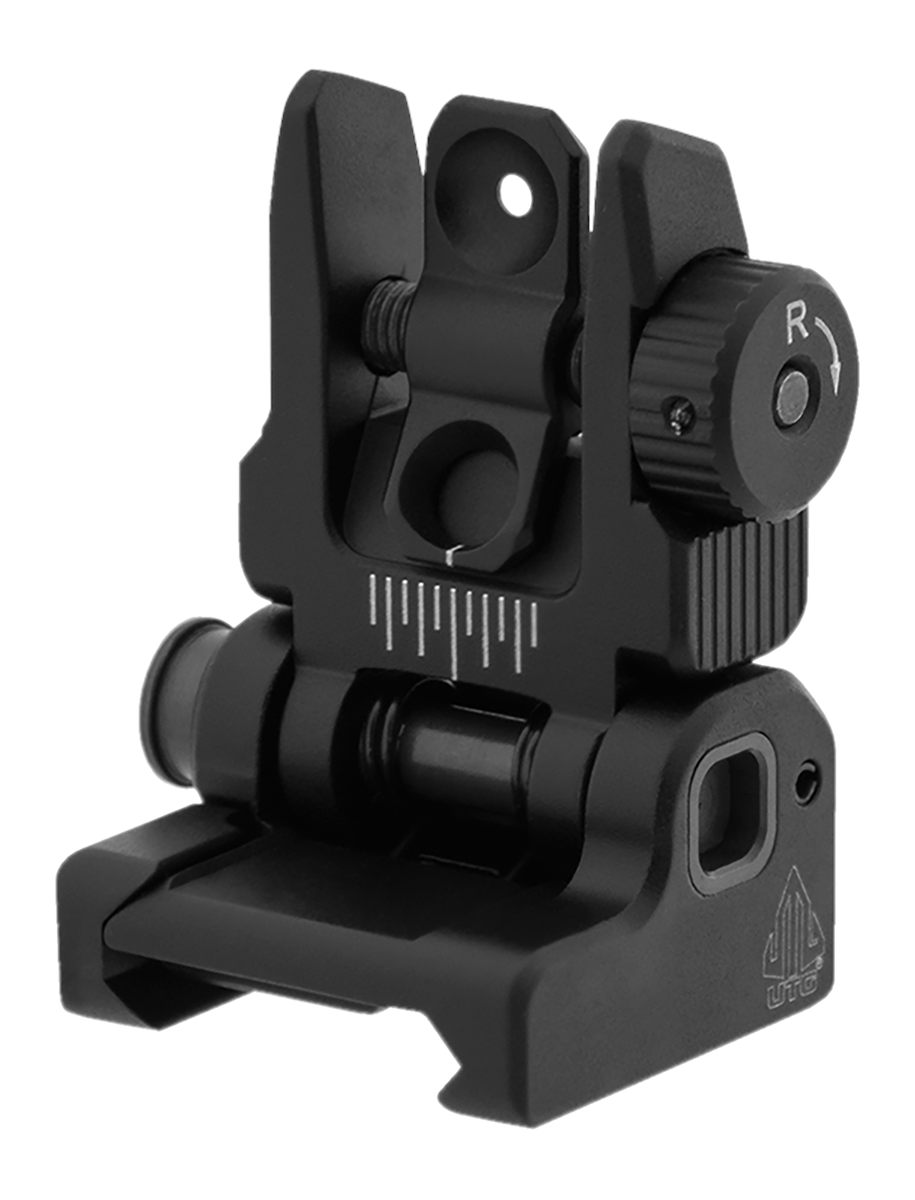 UTG ACCU-SYNC Spring Loaded Flip-up Rear Sight