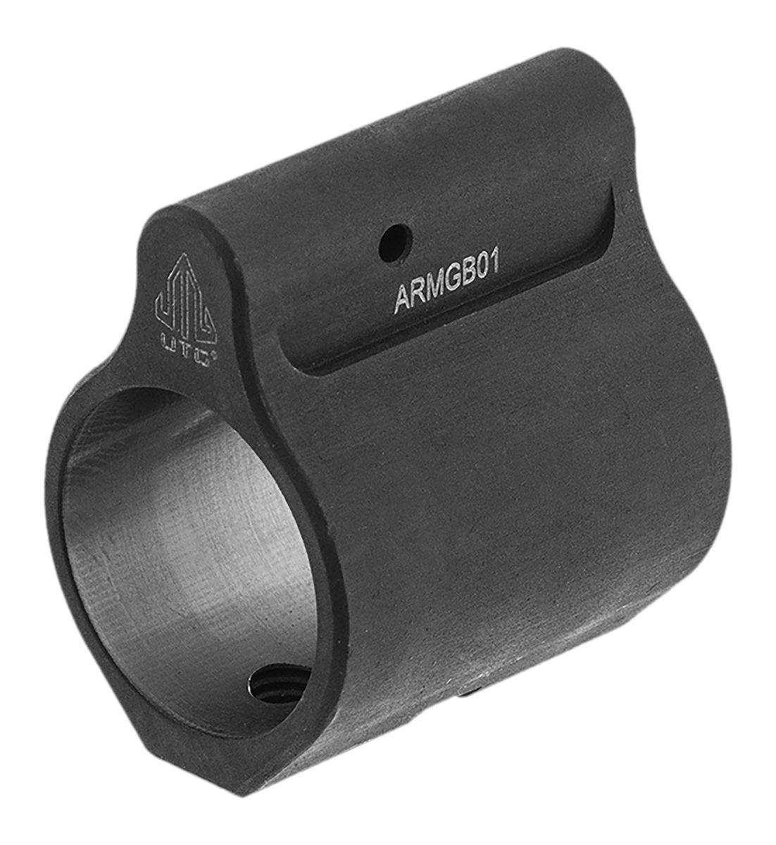 Leapers MNTARMGB01 Micro Gas Block .750in Phosphate Steel 1.15in