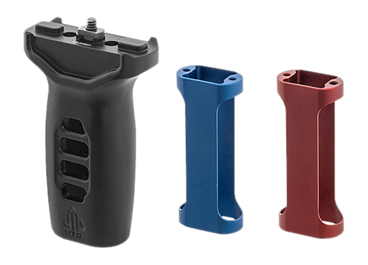 Leapers MTFGM01 Super Slim Foregrip Matte Black Anodized Aluminum