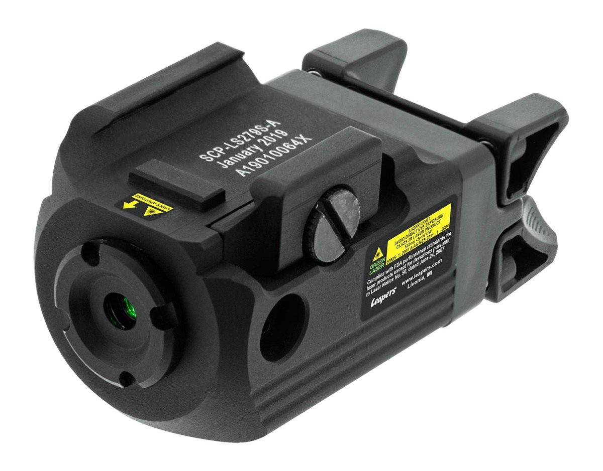 UTG Compact Pistol Laser, Green, Ambidextrous