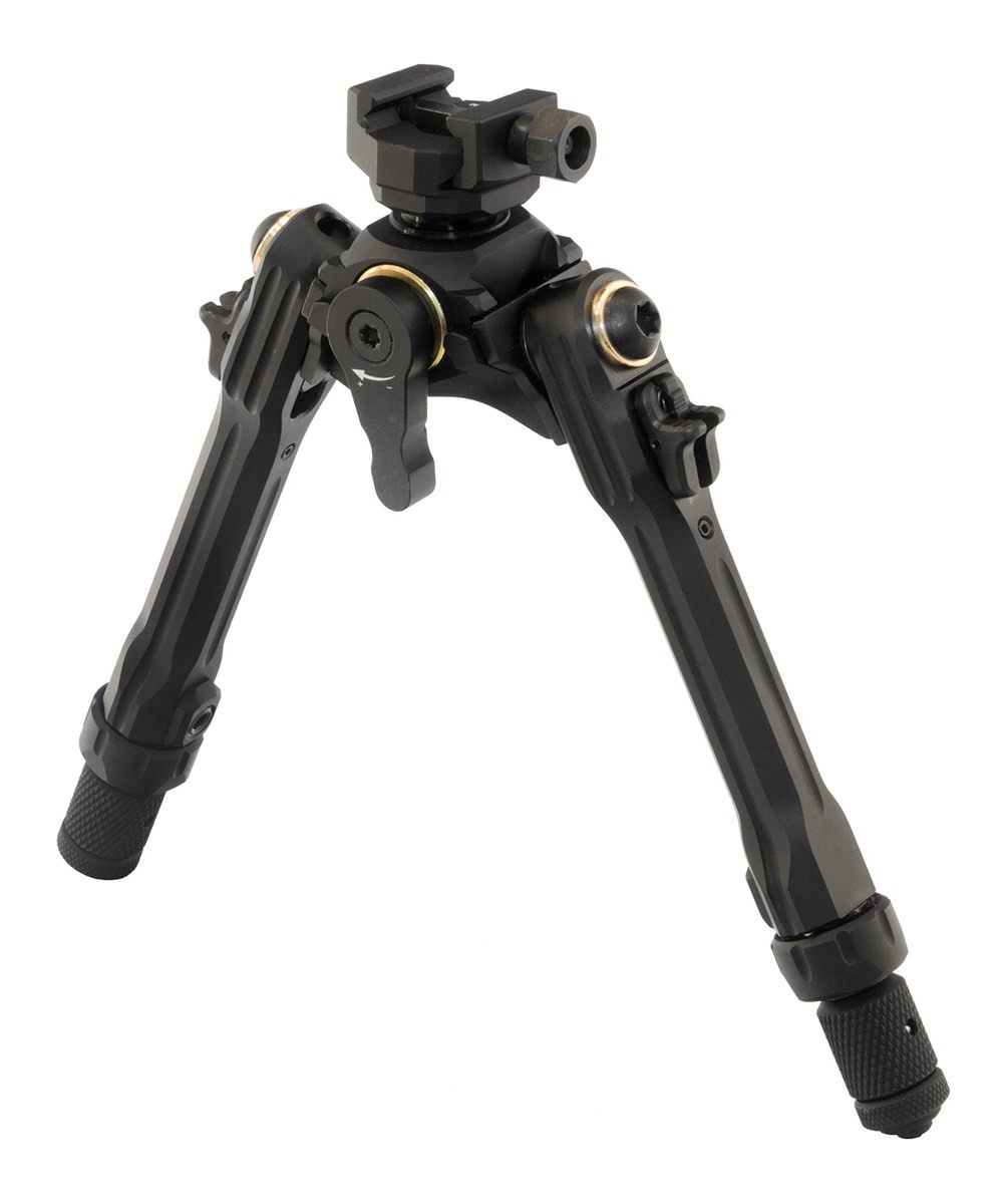 UTG Pro Tbnr Bipod, 7in-9in Center Height, Picatinny, Black (TLUBP02-A)