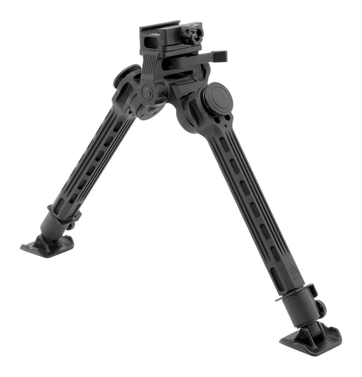 UTG Big Bore Full Stability Bipod, 9in-14in Center Height, Black