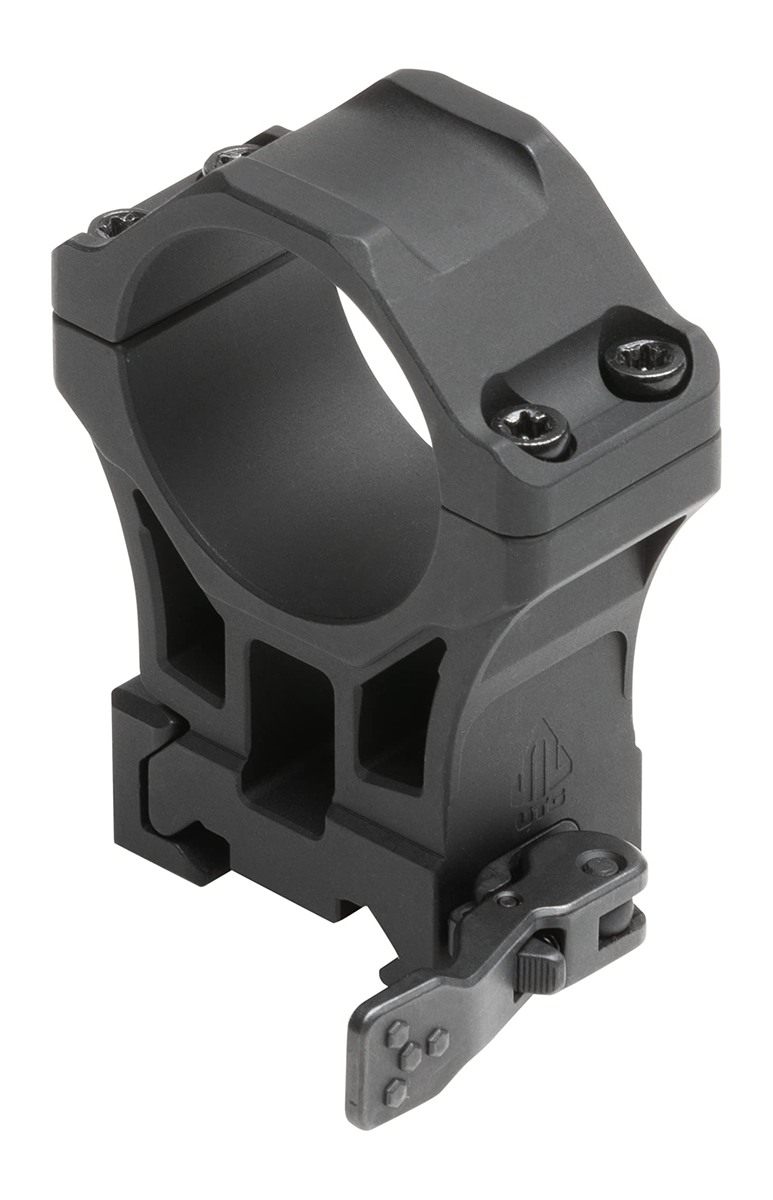 UTG ACCU-SYNC QR 30mm High Profile Scope Rings, Picatinny, Black