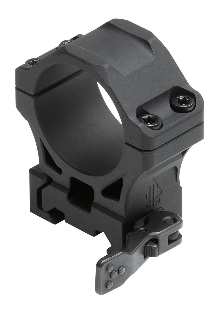 UTG ACCU-SYNC QR 30mm Med. Profile Scope Rings, Picatinny, Black