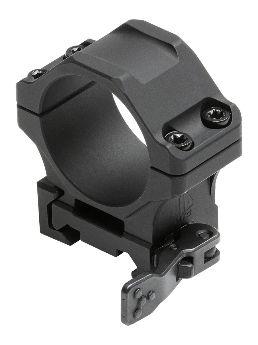 UTG ACCU-SYNC QR 30mm Low Profile Scope Rings, Picatinny, Black