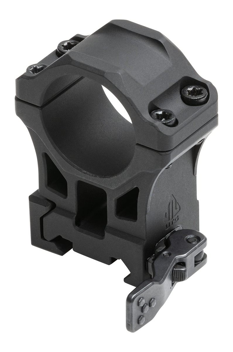 UTG Accu-Sync QR 1in High Profile Scope Rings, Picatinny, Black