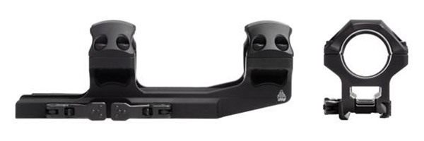 UTG Accu-Sync QR 1in, Medium Pro, 50mm Offset Scope Mount, Black view 2