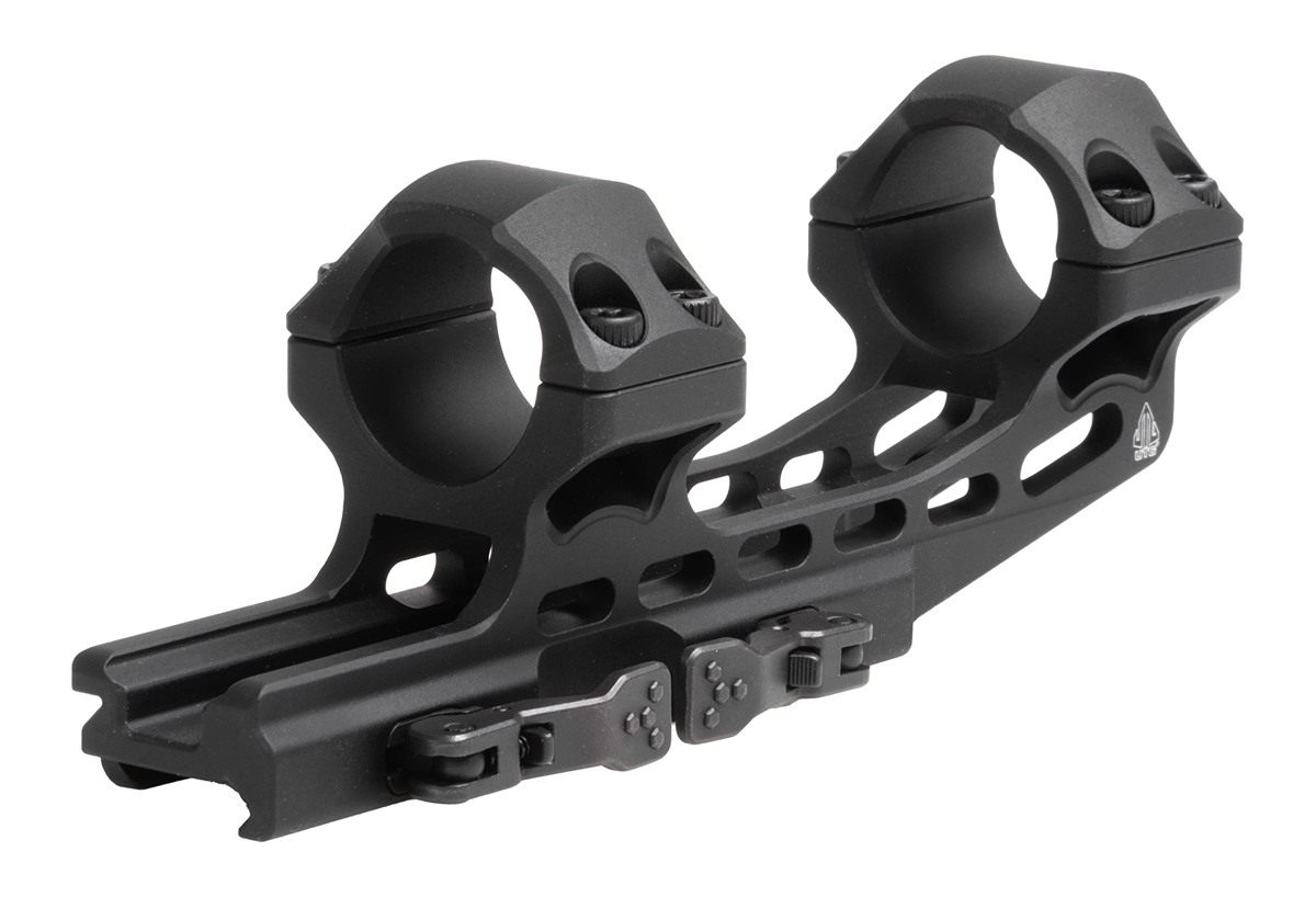 UTG Accu-Sync QR 1in, High Pro, 50mm Offset Scope Mount, Black