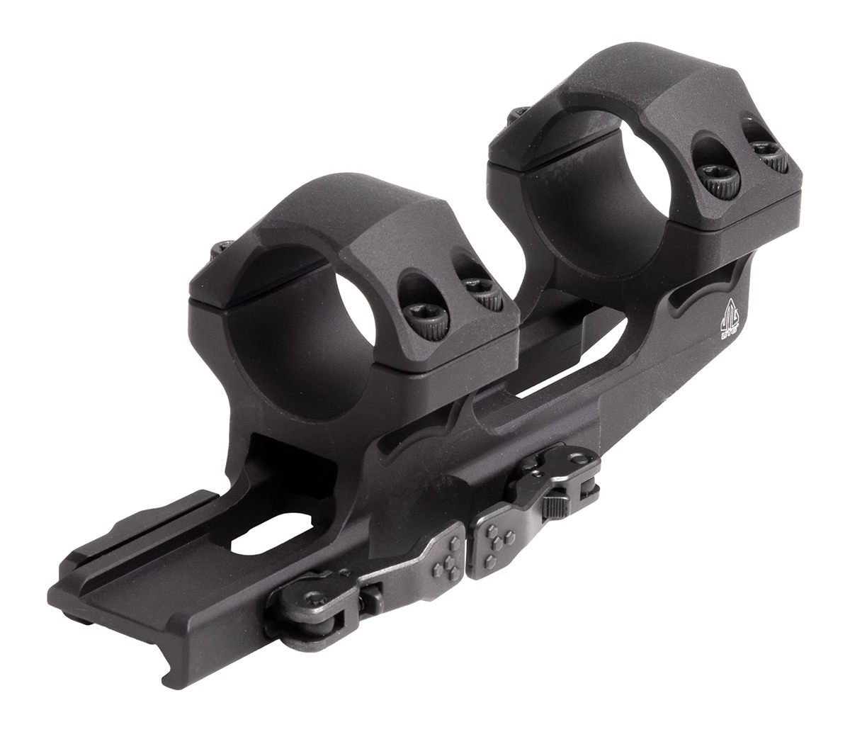 UTG Accu-Sync QR 1in, Medium Pro, 34mm Offset Scope Mount,Black