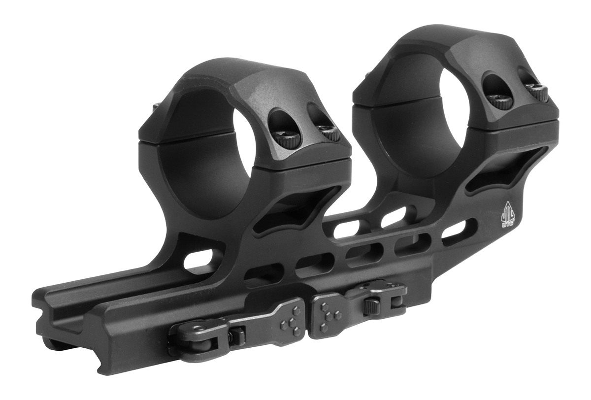 UTG ACCU-SYNC QR 30mm, High Pro, 34mm Offset Scope Mount Black