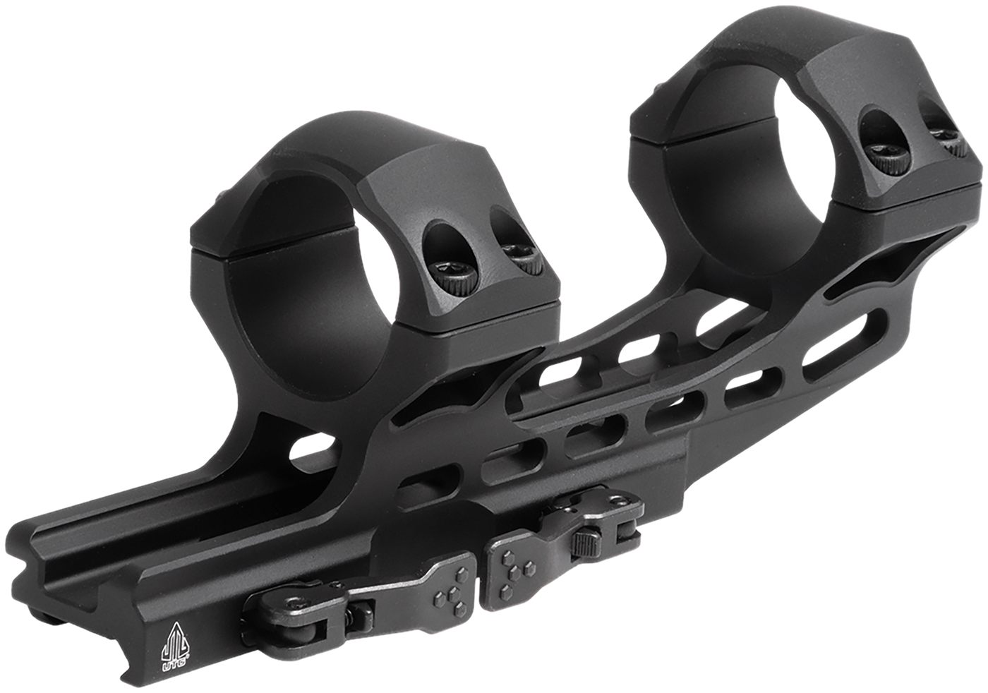 UTG ACCU-SYNC QR 30mm, High Pro, 50mm Offset Scope Mount Black