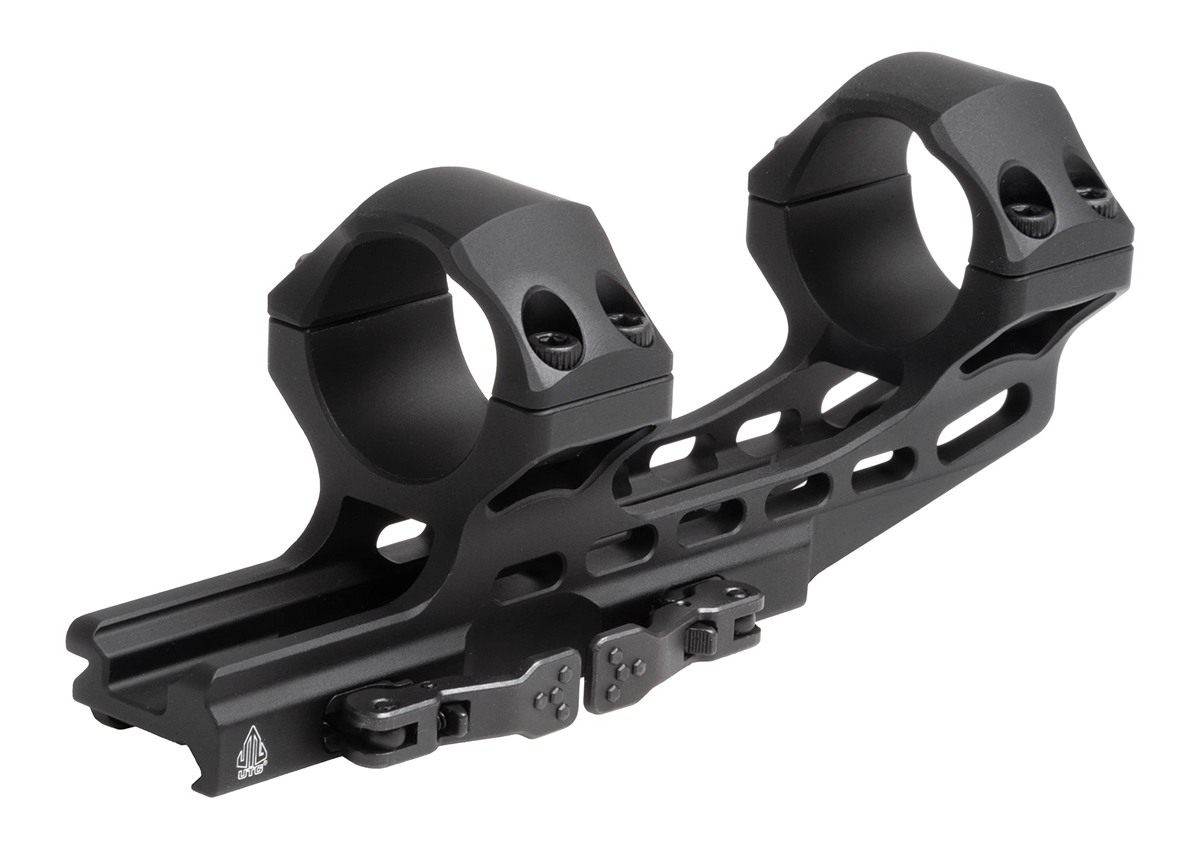 UTG ACCU-SYNC QR 30mm, High Pro, 50mm Offset Scope Mount Black view 2