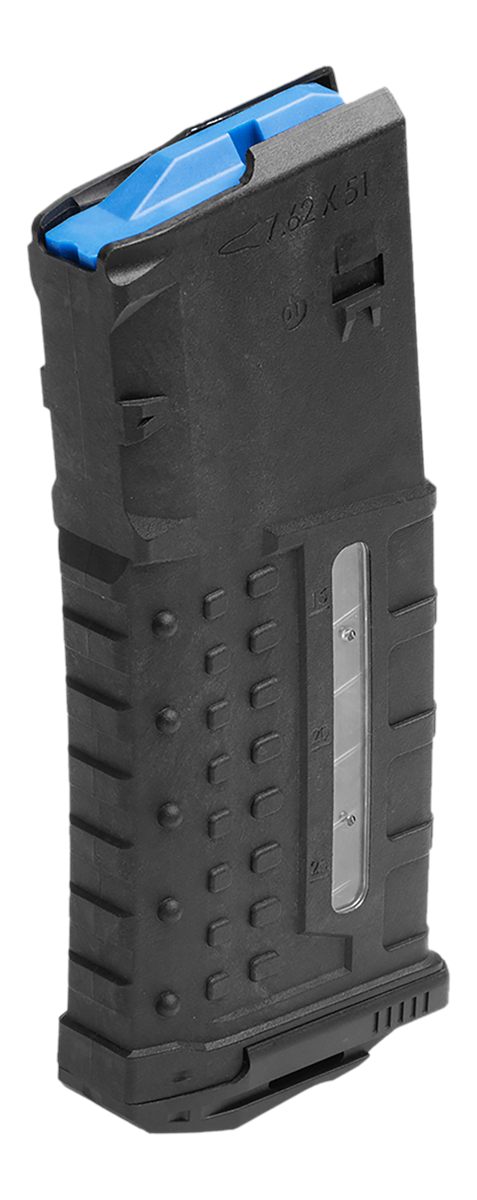 Leapers RBTDM25 25rd Windowed 308 Black Polymer/Steel