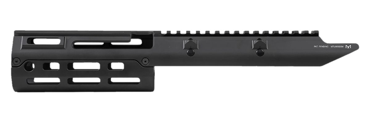 Leapers UTG PRO MP5 MLOK Handguard Black with Extended Upper Picatinny