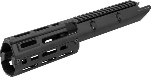 Leapers UTG PRO MP5 MLOK Handguard Black with Extended Upper Picatinny view 2