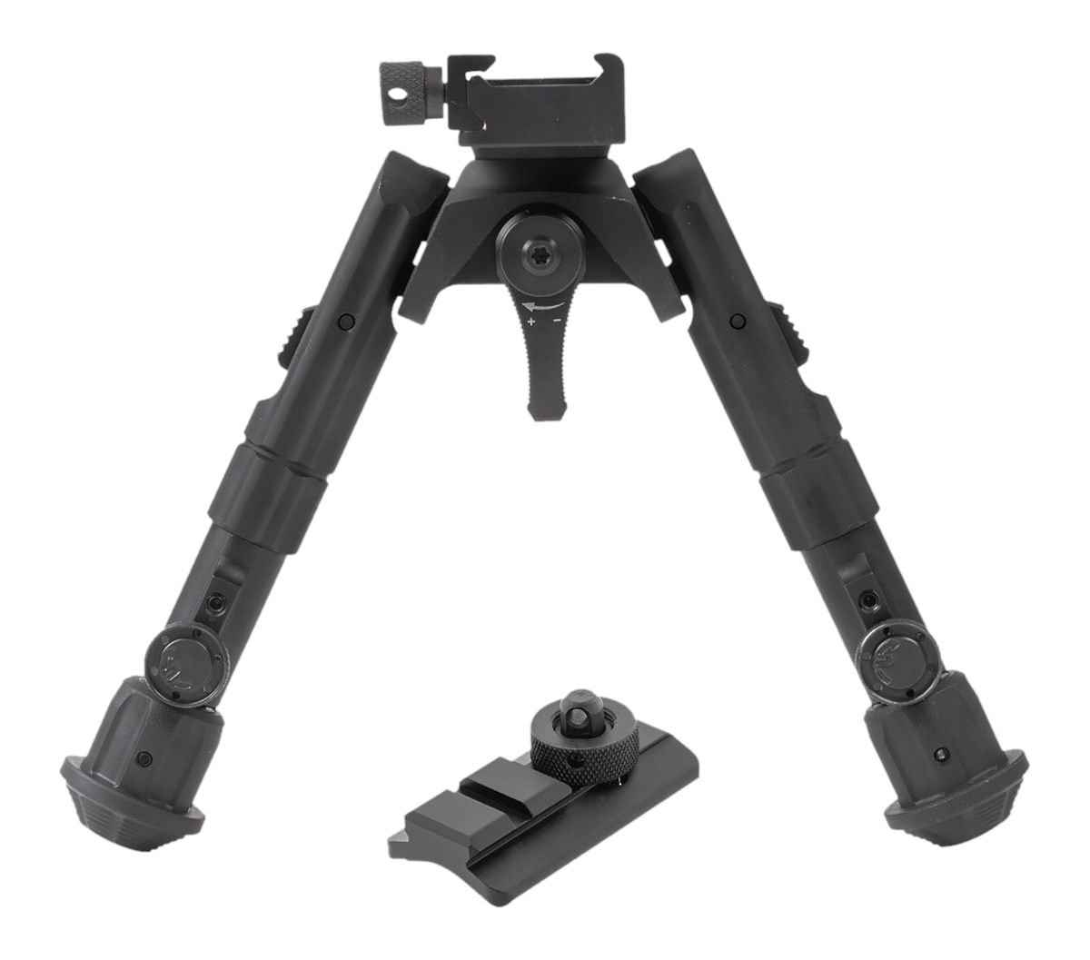 UTG Leapers TLBP02B Recon 360 Matte Black Anodized 5.60-7.20in Aluminum
