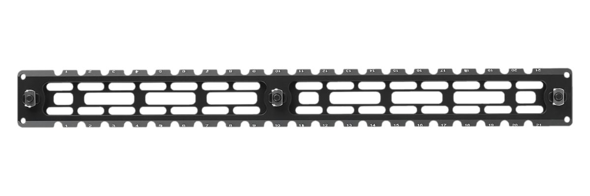 Leapers TLUMA04 Arca Rail 9 Slot M-LOK Matte Black Anodized Aluminum 14.20i