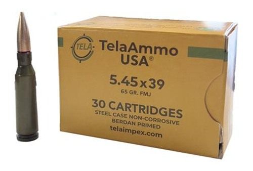 Wolf Performance Ammunition TelaAmmo Rifle 5.45x39 65gr FMJ 2959 fps 30/ct