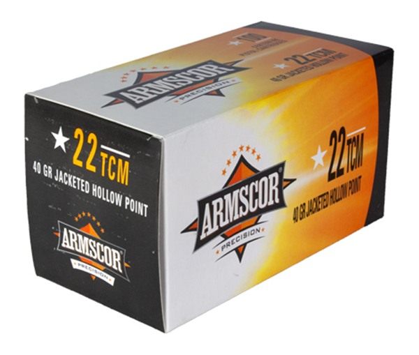 Armscor|Rock Island Armory Value Pack Handgun Ammunition .22 TCM 40 gr JHP