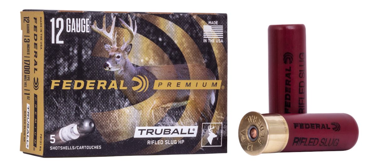 Federal Cartridge PB131RS Premium Vital-Shok TruBall 12 Gauge 3in 1oz Rifle