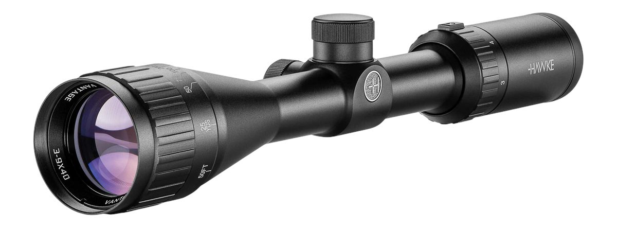 Hawke Sport Optics 14123 Vantage Riflescope Black 3-9x40mm 1in Tube Mil-Dot