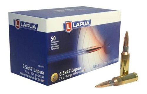 Lapua Ammunition Scenar-L OTM Rifle Ammo 6.5x47 120 gr 50/ct