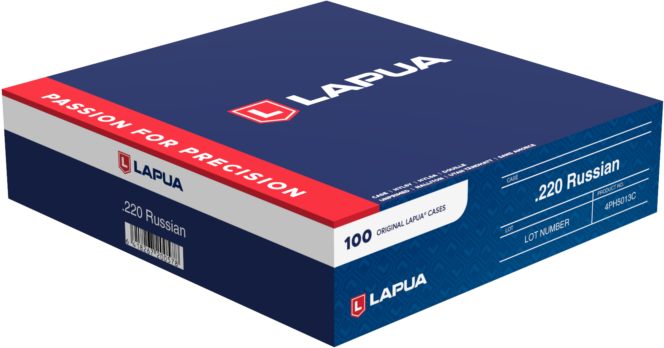 Lapua Ammunition Berger Bullets 4PH5013 Unprimed Cases 220 Russian Rifle Br