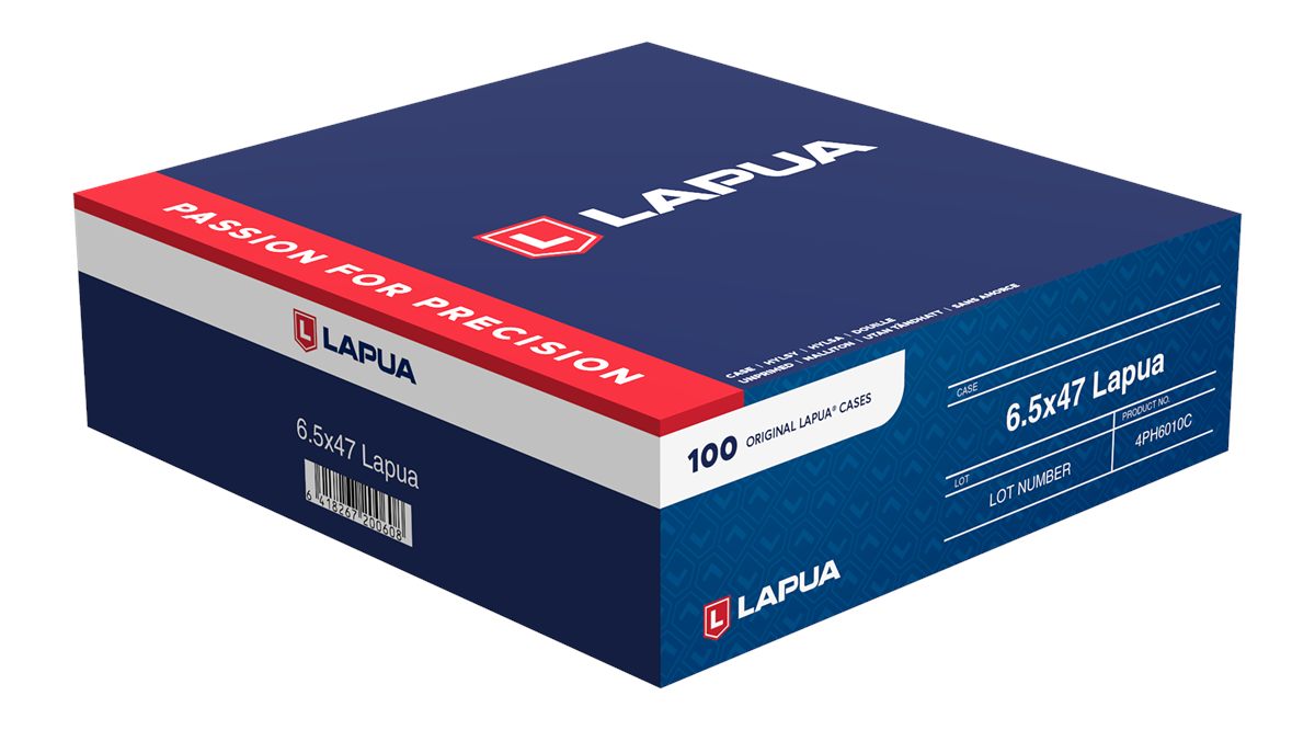 Lapua Ammunition Berger Bullets 4PH6010C Unprimed Cases 6.5x47 Rifle Brass