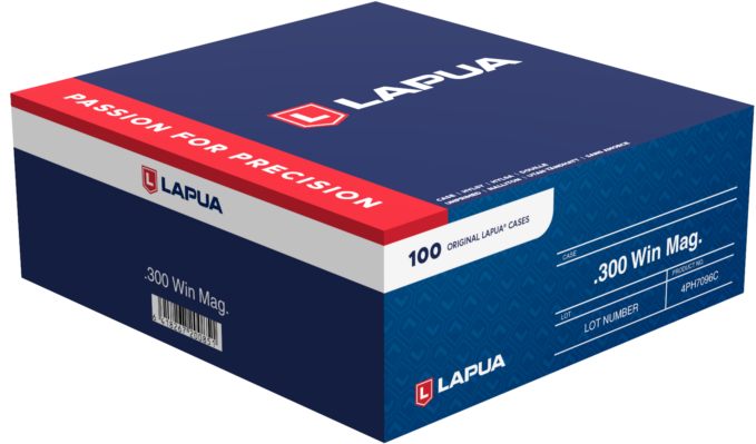 Lapua Ammunition Unprimed Brass Rifle Cartridge Cases 300 Win Mag 100/ct view 2