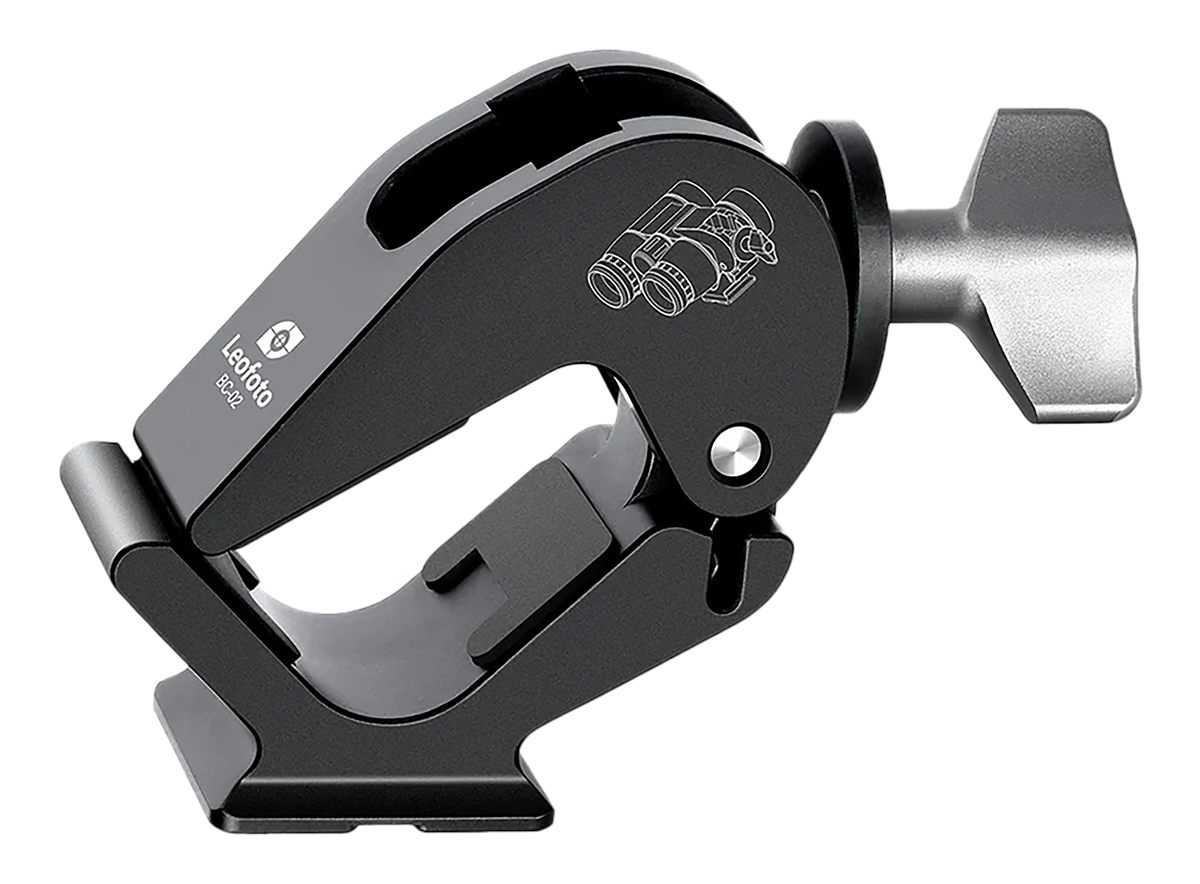 Leofoto USA BC-02 Binocular Adapter Dovetail Mount Black