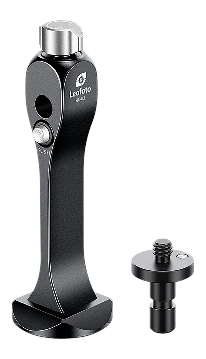 Leofoto USA BC-03 Binocular Adapter Dovetail Mount 1.26in Black
