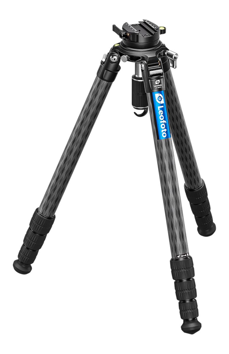 Leofoto USA LM-364CX+YB-75LRC Carbon Fiber Tripod Black