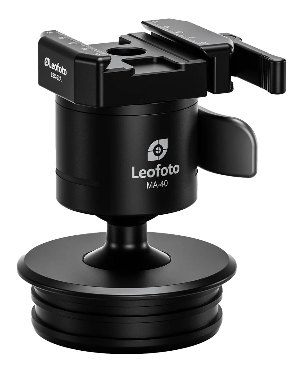 Leofoto USA MAB-75X Ball Head Black Aluminum