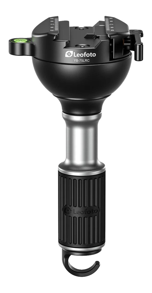 Leofoto USA YB-75LRC Tripod Head Black Aluminum