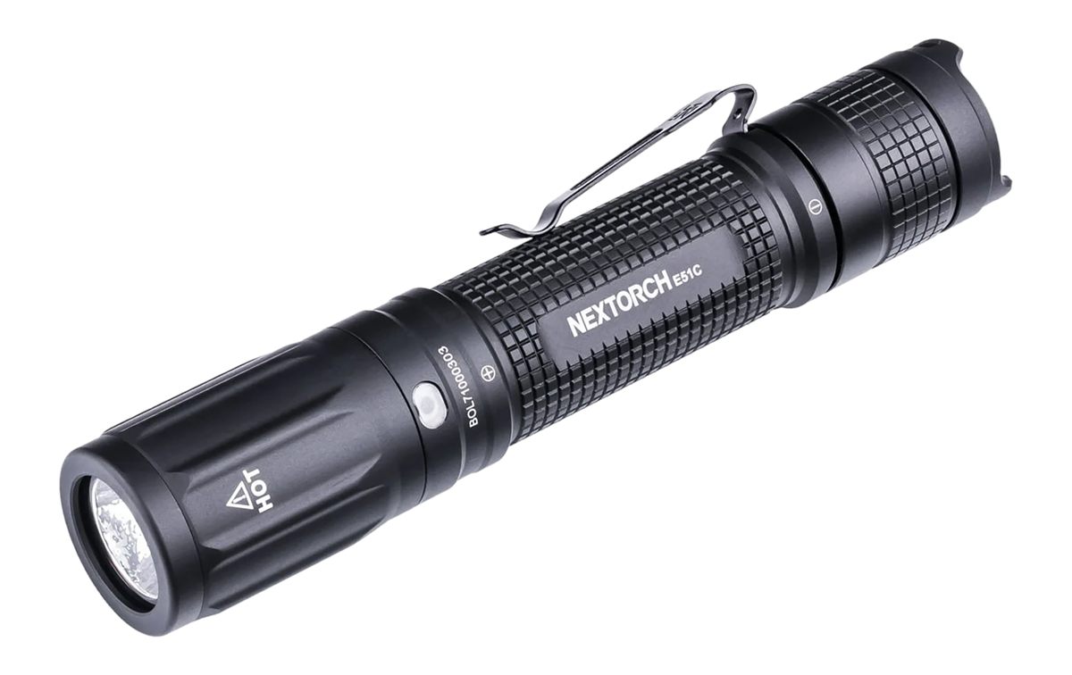 Nextorch Everyday Carry LED Flashlight Black 1600 lumens