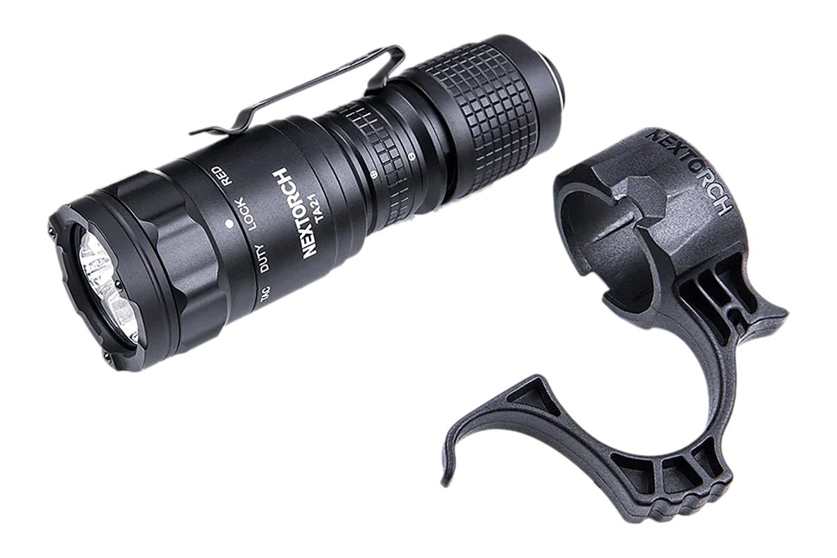 Nextorch Tactical Flashlight Set Black 1300 Lumens