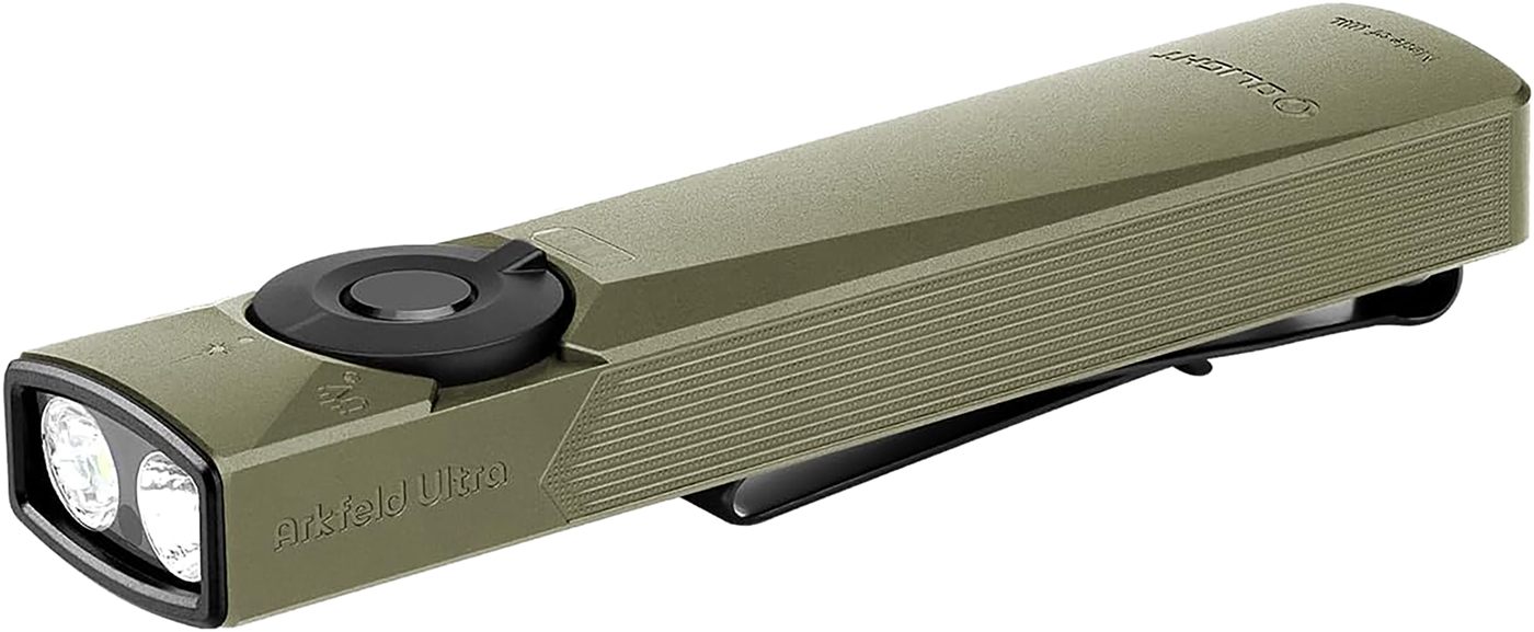 Olight store Usa ARKFELDULTRACLASS3R Arkflex EDC Flashlight Olive Aluminum