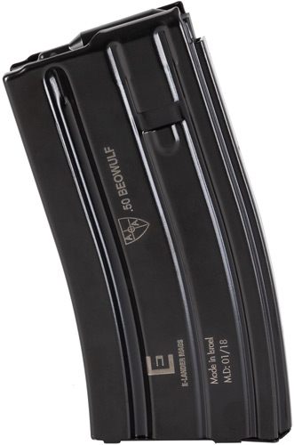 E Lander Magazine .50 Beowulf 7 Rounds Steel