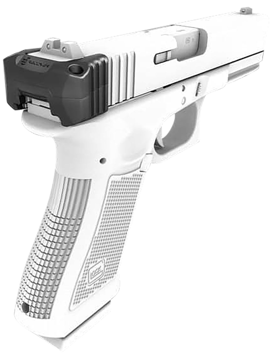 Recover Tactical GCH4201 Upper Charging Handle Compatible w/Glock 42, Black