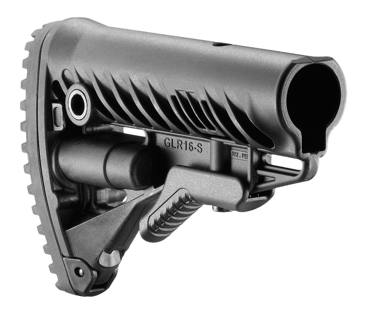 FAB Defense FXGLR16B GLR-16 Buttstock for AR-15/ M16/ M4 Fixed Storage Comp