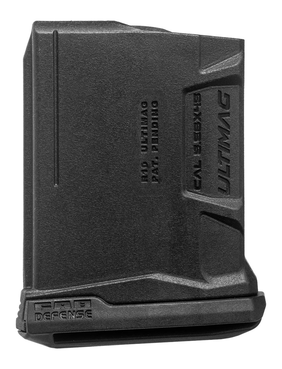 FAB Defense FXUMAGR10 Ultimag 10R 5.56x45mm Nato AR-15/M16/M4 Black Polymer