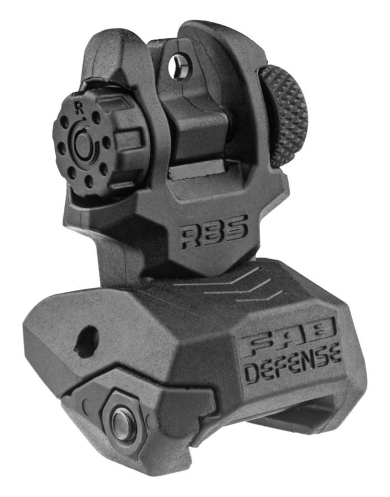 FAB Defense FXFRBS Front/Rear Folding Back-Up Sights AR-15/ M16/ M4 Low Pro view 2