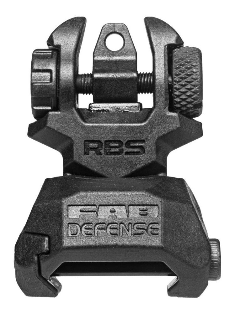 FAB Defense FXFRBS Front/Rear Folding Back-Up Sights AR-15/ M16/ M4 Low Pro view 3