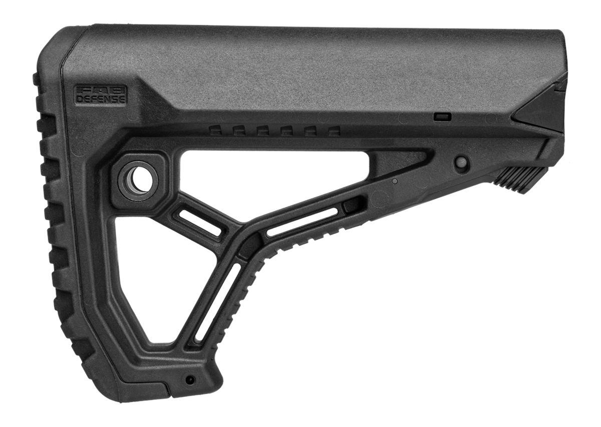 FAB Defense FXGLCOREB GL-Core Buttstock for AR-15/ M4 Black Fiberglass Rein