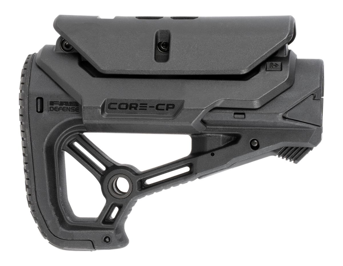 FAB Defense FXGLCORESCP GL-Core S CP CQB Optimized Combat Buttstock w/Adjus