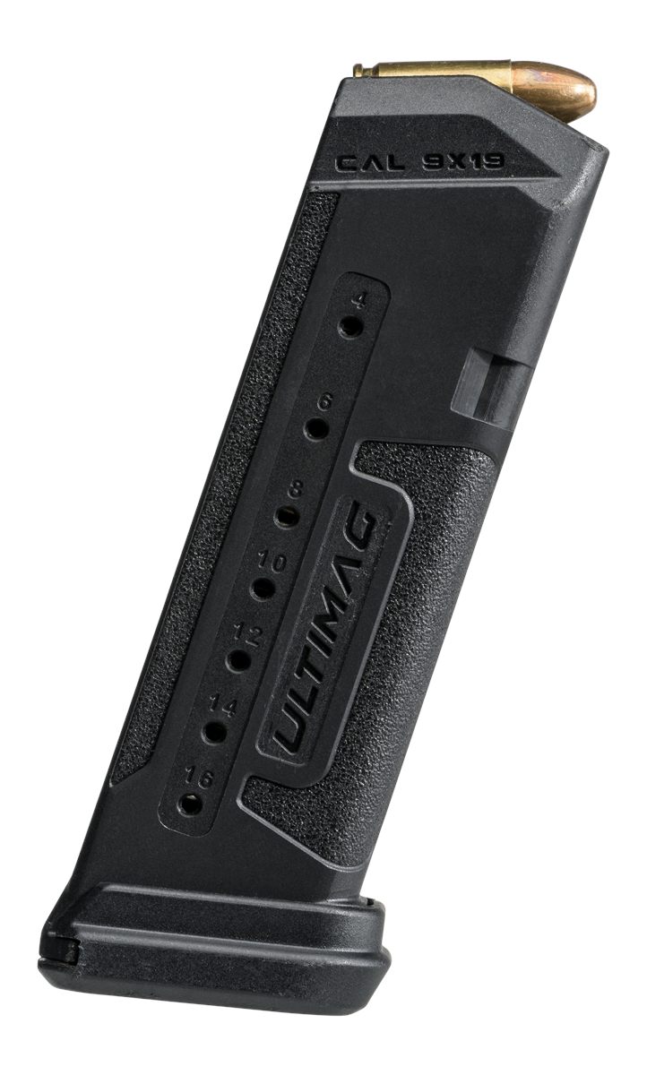FAB Defense Ultimag 19 Handgun Magazine Black for Glock 9mm Luger 16/rd