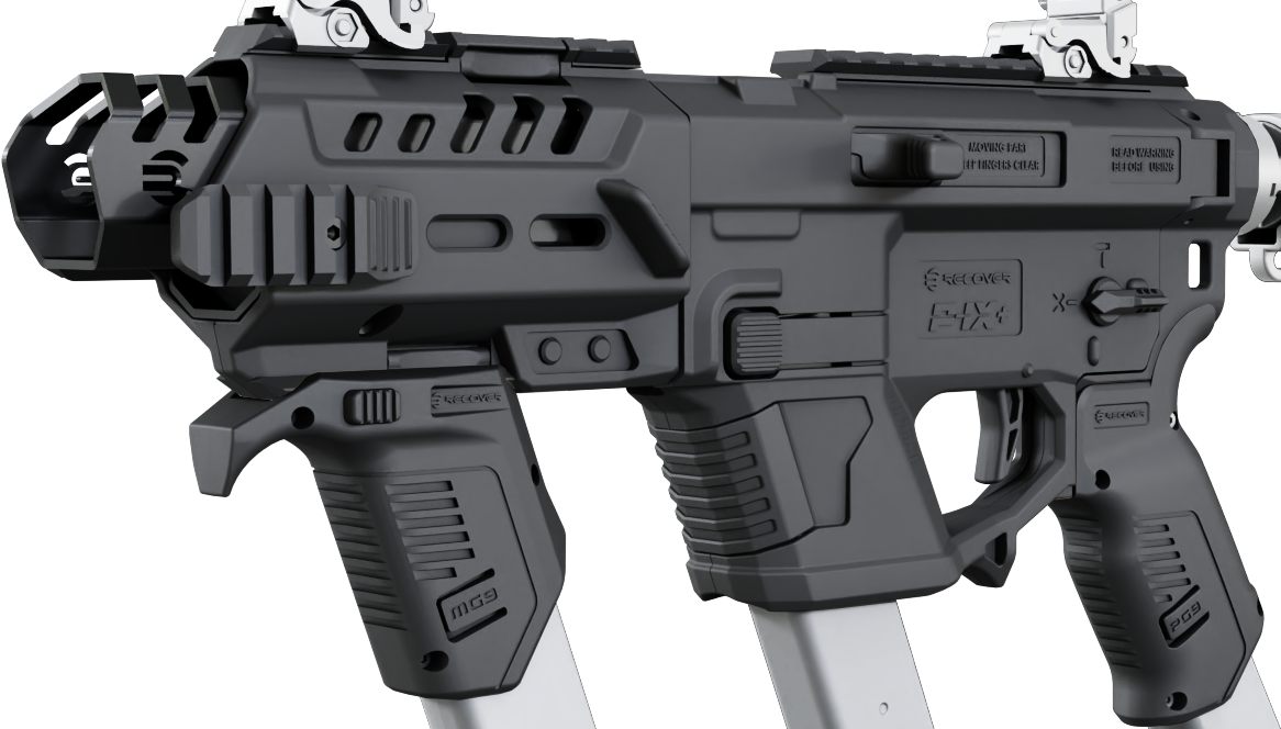 Recover Tactical PIXPMG01 P-IX+MG PG9 SR20 Metal Front Guard Black