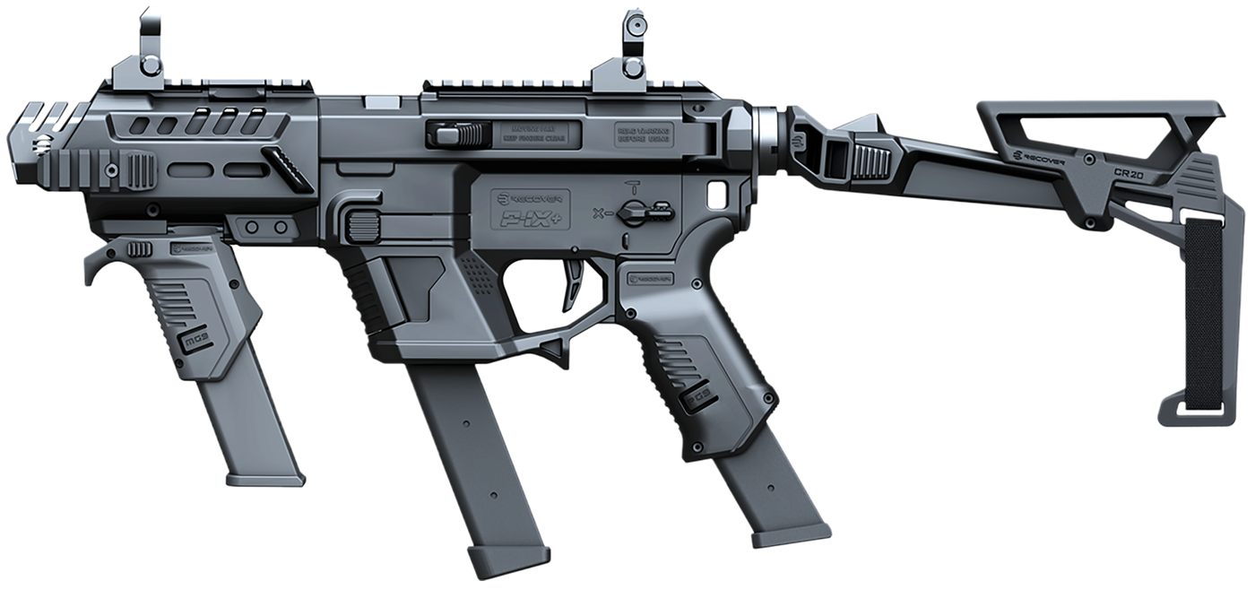 Recover Tactical P-IX+ Modular AR Platform Conversion Kit Black with Foldin